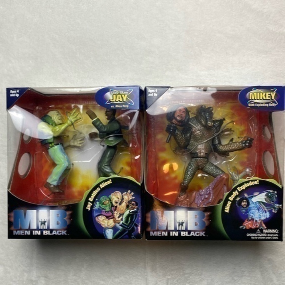 Men in Black MIB Body Slam Jay vs Alien Perp & Mikey Exp.Body Vintage